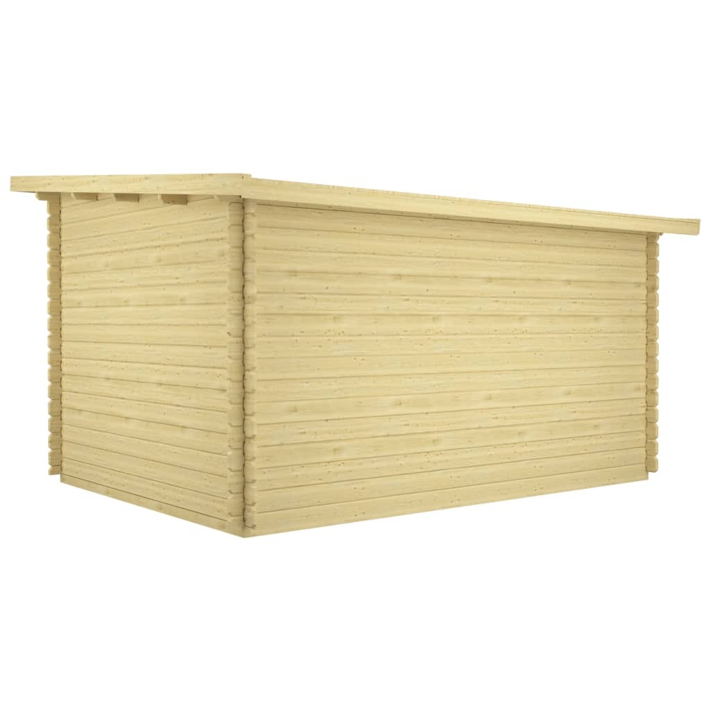 Log Cabin 34 mm 416x345x236,2 cm Solid Pinewood